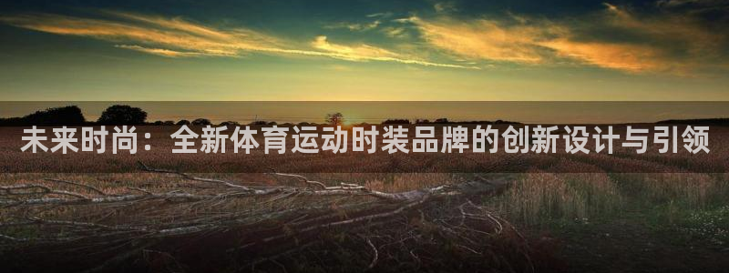 哈哈体育：未来时尚：全新体育运动时装品牌的创新设计与引领